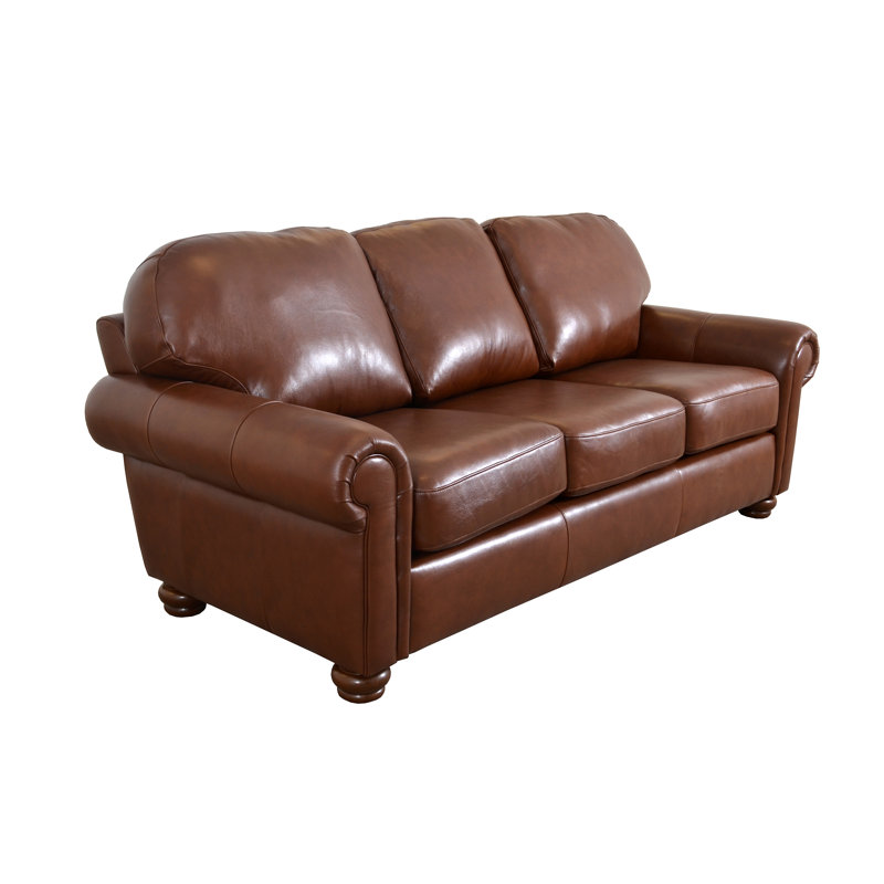 Westland and Birch Heath Leather Sofa Wayfair